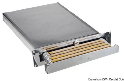 Scaletta Top Line 4 gradini in  teak 