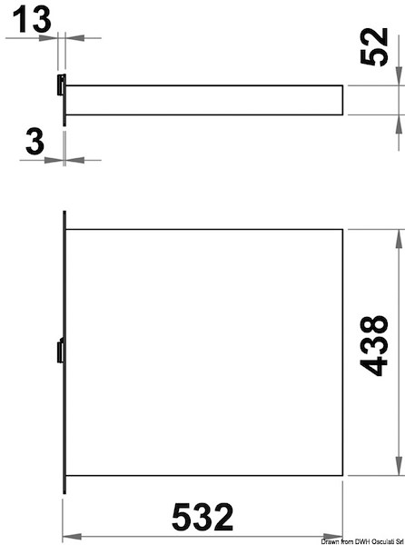 Scaletta Top Line 4 gradini in  teak 