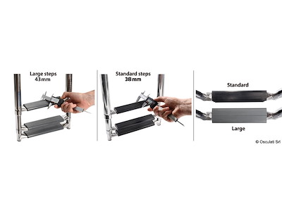 Scaletta sottoplancetta Easy up con maniglie