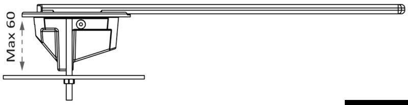 Maniglia di risalita a incasso 