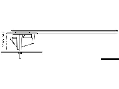 Maniglia di risalita a incasso 
