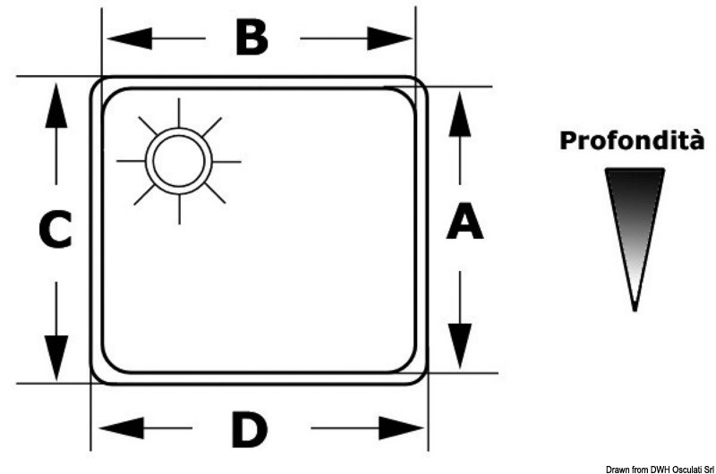 Lavello rettangolare