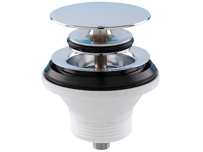 Piletta con tappo a fungo cromato 