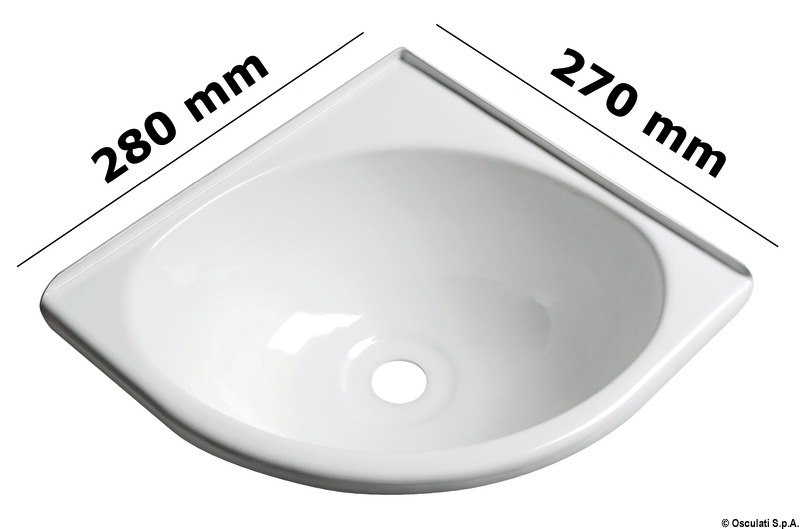Lavello triangolare ABS 