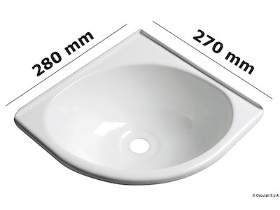 Lavello triangolare ABS 