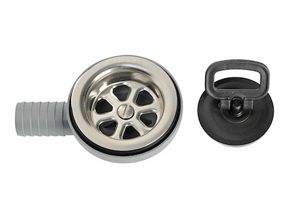 Piletta con scarico laterale a 90°