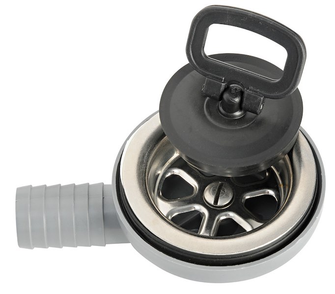 Piletta con scarico laterale a 90°