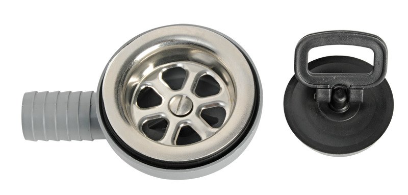 Piletta con scarico laterale a 90°