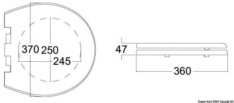 Coprisedili di ricambio per wc elettrici TECMA