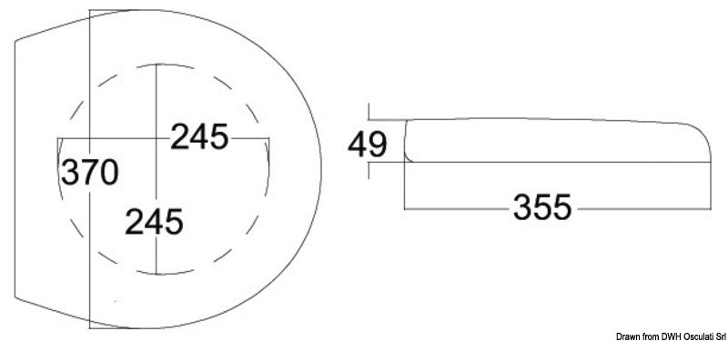 Coprisedili di ricambio per wc elettrici TECMA