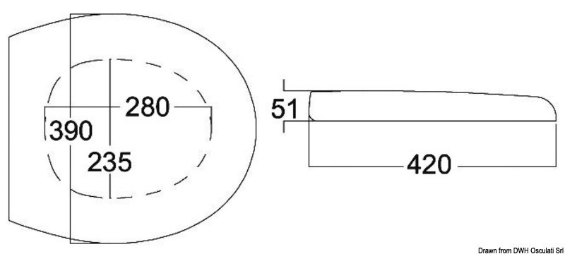 Coprisedili di ricambio per wc elettrici TECMA