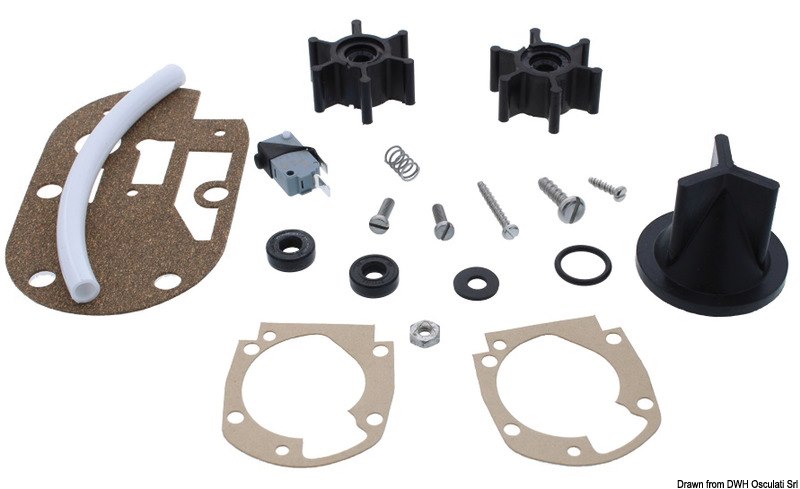 Kit elettrificazione per WC manuale JABSCO 50.224.00