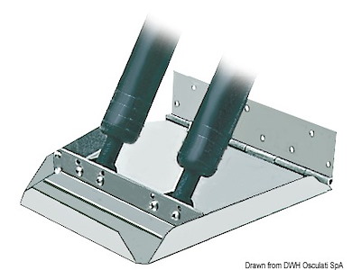 Coppia flap serie HS per scafi oltre 40 nodi
