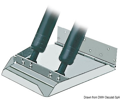 Coppia flap serie HS per scafi oltre 40 nodi