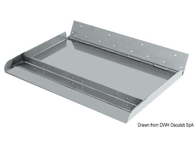 Coppia flap serie Maxi con profondità di 300 mm, con nervatura laterale + nervatura centrale