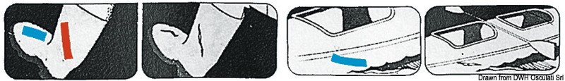 Nastro speciale telato impermeabile super autoadesivo PSP MARINE TAPES