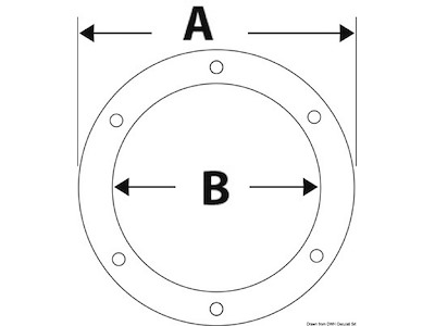 Tappo ispezione con presa per apertura facilitata