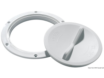 Tappo ispezione con presa per apertura facilitata