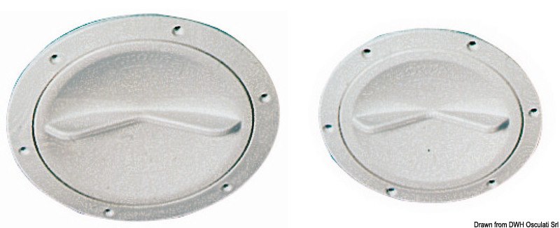 Tappo ispezione con presa per apertura facilitata