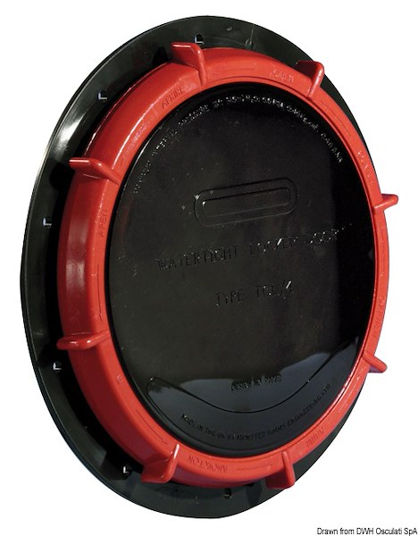 Botola WHALE a tenuta stagna con coperchio a vite