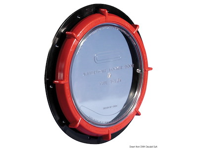 Botola WHALE a tenuta stagna con coperchio a vite