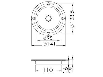 Botola di ispezione stagna con apertura rapida
