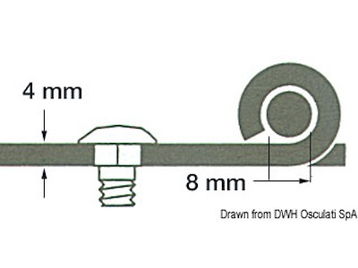 Cerniera 4 mm