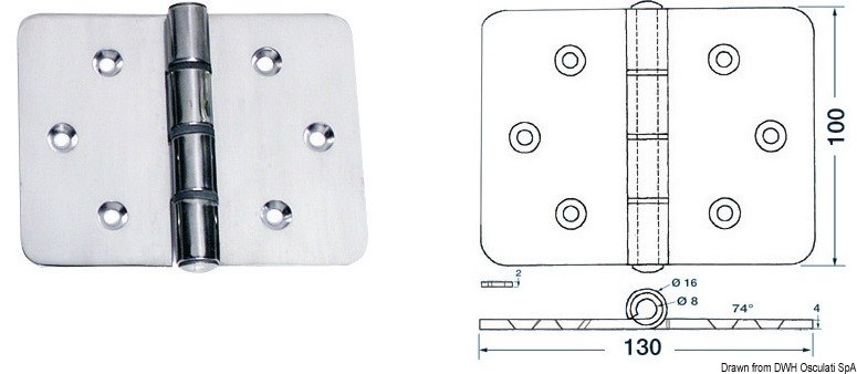 Cerniera 4 mm