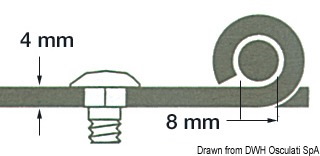 Cerniera 4 mm