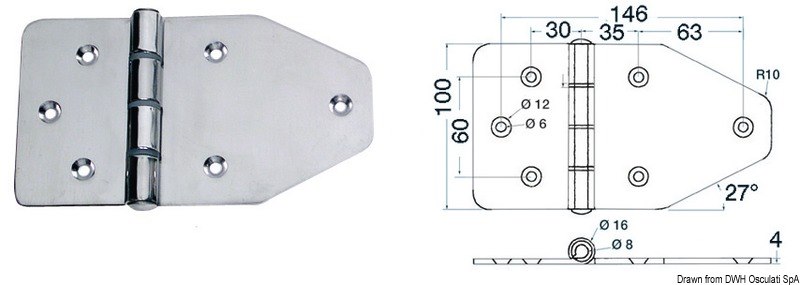 Cerniera 4 mm