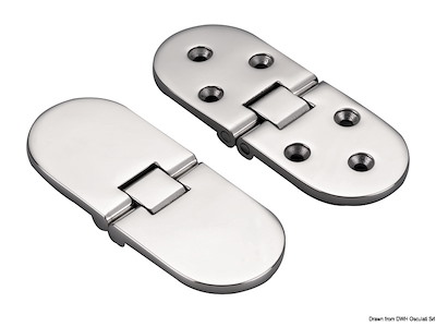 Cerniera di precisione microfuse, rotazione 180°