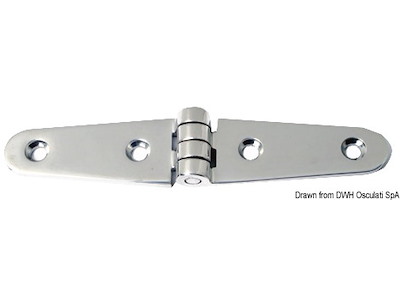 Cerniera inox ala lunga 150mm 