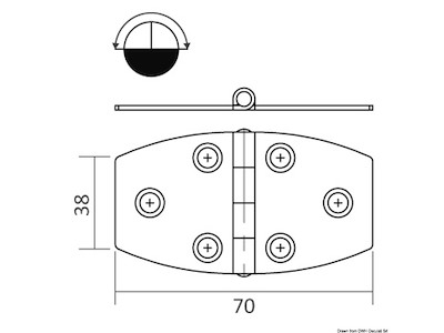Cerniera 1,7 mm