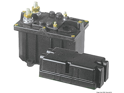 Staccabatteria automatico unipolare (teleruttore generale di corrente con alimentazione separata della bobina)