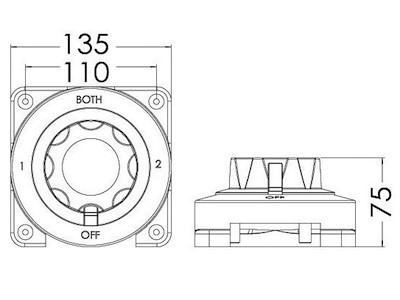 Staccabatteria deviatore Selecta 