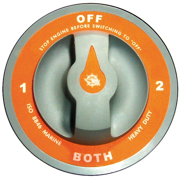 Interruttore/deviatore per batterie Selecta New