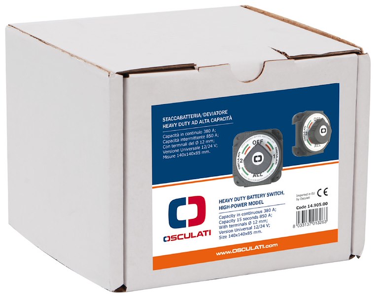 Staccabatteria deviatore ad alta capacità 