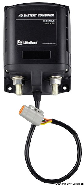 Combinatore batterie/Relay automatico di carica intelligente bistabile LITTELFUSE®
