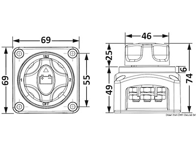 Deviatore batteria 100A/300A 