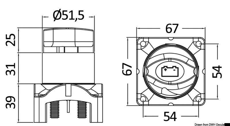 Voltage sensitive switch (ripartitore di carica su due batterie) e parallelo batterie di emergenza