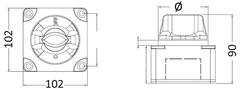 Staccabatteria / Deviatori da appoggio/incasso Electra HD