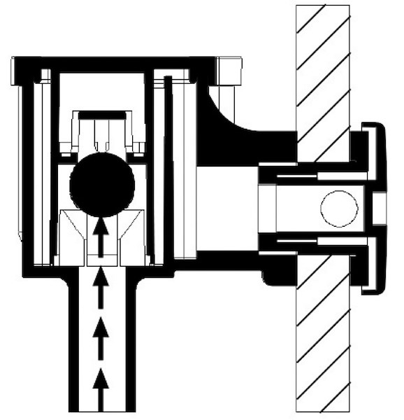 Sfiato carburante con anti-reflusso Fuel-Lock 