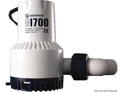 Pompa di sentina ATTWOOD Heavy Duty per usi gravosi