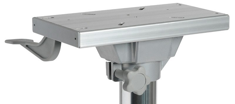 Supporto sedile con slitta girevole lucidato a specchio