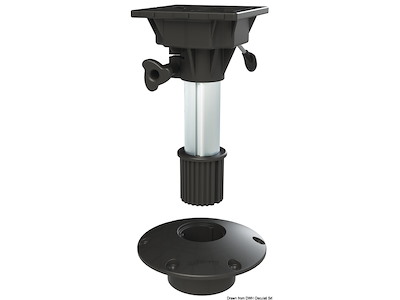 Supporto sedile Waverider con ammortizzatore, testa girevole e base ad incasso