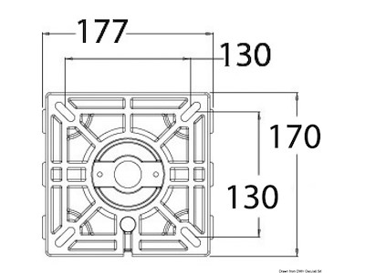 Supporto sedile Waverider con ammortizzatore e testa girevole, regolabile
