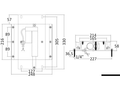 Slitta elettrica scorrevole per sedili 12V  