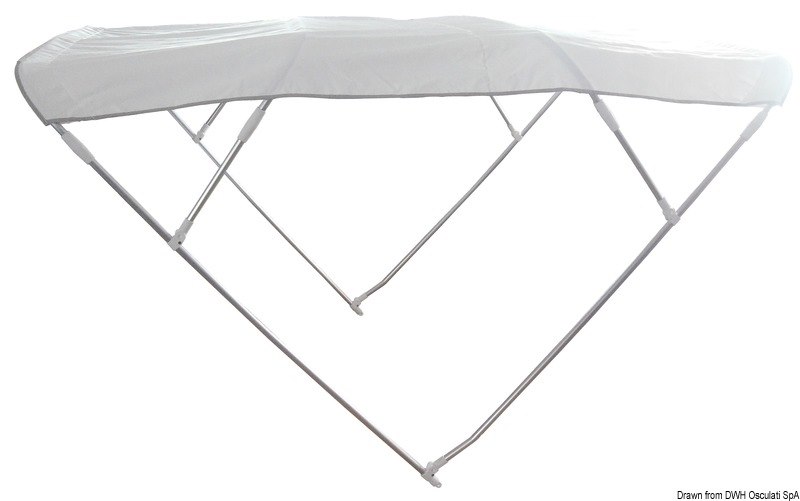 Capottina parasole BIMINI DEPTH 4 archi