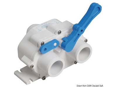 Valvola a Y per servizi igienici 