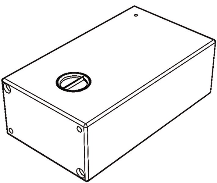 Serbatoio in polietilene rigido per acque nere